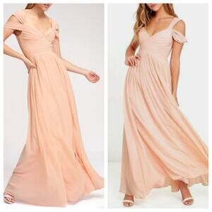 Lulus Make Me Move Blush Pink Maxi Dress